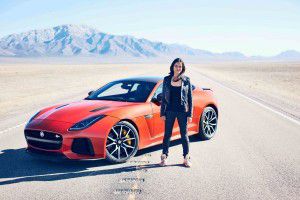 Michelle Rodríguez y el Jaguar F-TYPE SVR - PUNTA TACÓN TV