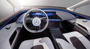 Mercedes-Benz Generation EQ puesto de conducción - PUNTA TACÓN TV