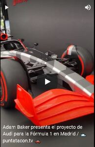 Adam Baker presenta el proyecto de Audi para la Fórmula 1 en Madrid